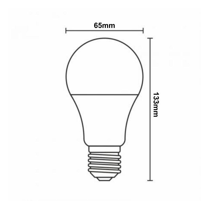 LED RGBW Prigušiva sijalica A60 E27/15W/230V 2700-6500K Wi-Fi Tuya