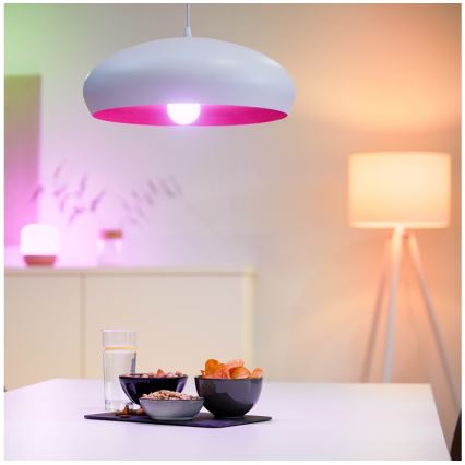 LED RGBW Prigušiva sijalica A60 E27/8,5W/230V 2200-6500K  CRI 90 Wi-Fi + Daljinski upravljač - WiZ