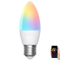 LED RGBW Prigušiva sijalica C37 E27/6,5W/230V 2700-6500K Wi-Fi - Aigostar