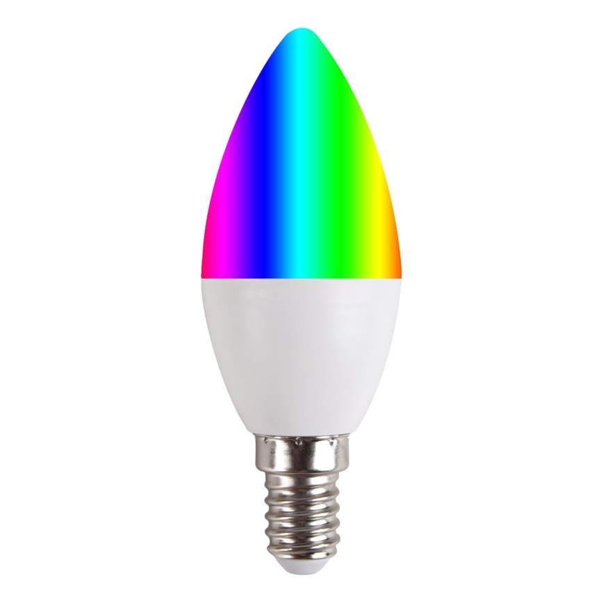 LED RGBW Prigušiva sijalica E14/5,5W/230V 3000-6500K Wi-Fi