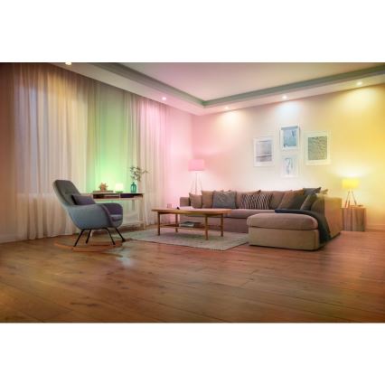 LED RGBW Prigušiva sijalica E27/8,5W/230V 3000-6500K Wi-Fi - Reality