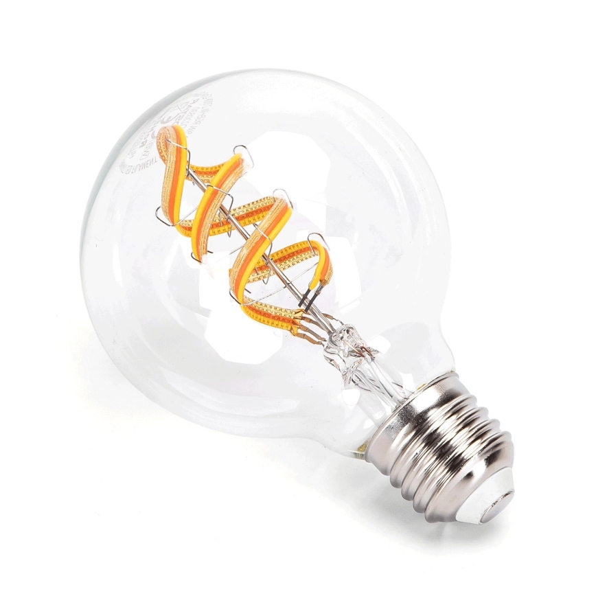 LED RGBW Prigušiva sijalica FILAMENT G80 E27/4,9W/230V 2700K Wi-Fi - Aigostar