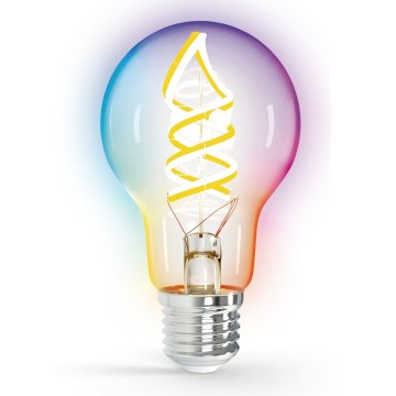 LED RGBW Prigušiva sijalica FILAMENT MESH Smart A60 E27/4,9W/230V 2700K - Aigostar