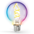 LED RGBW Prigušiva sijalica FILAMENT MESH Smart G80 E27/4,9W/230V 2700K - Aigostar