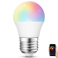 LED RGBW Prigušiva sijalica G45 E27/6,5W/230V 2700-6500K Wi-Fi - Aigostar