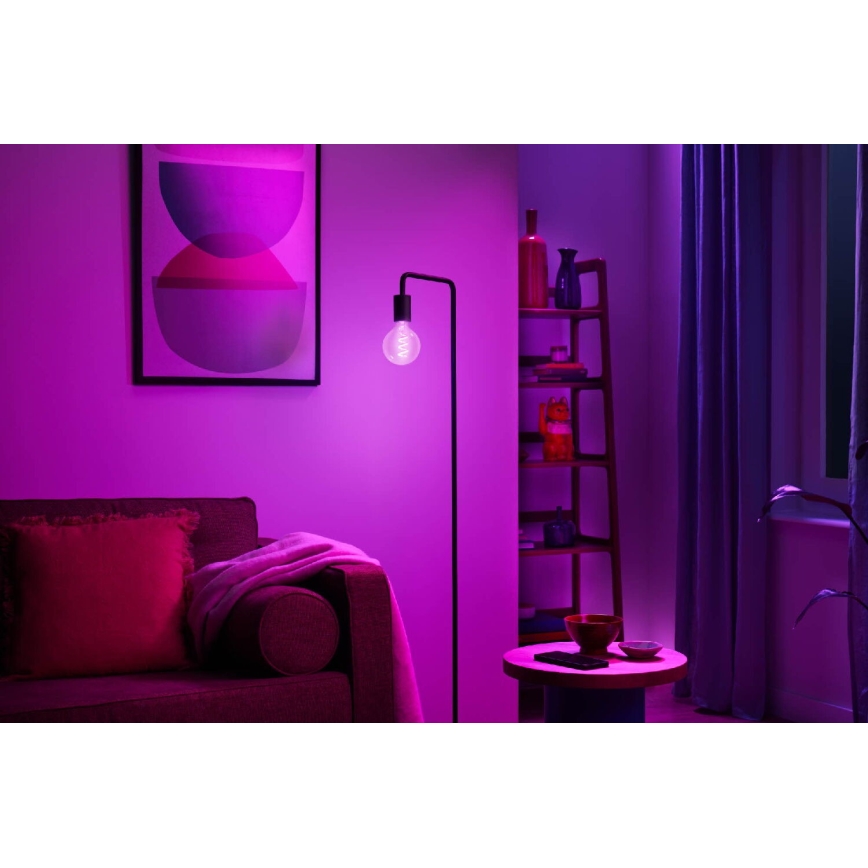 LED RGBW Prigušiva sijalica G95 E27/6,3W/230V 2200-6500K Wi-Fi - WiZ