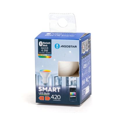LED RGBW Prigušiva sijalica GU10/4,9W/230V 2700-6500K - Aigostar