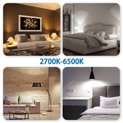 LED RGBW Prigušiva sijalica GU10/4,9W/230V 2700-6500K Wi-Fi - Aigostar