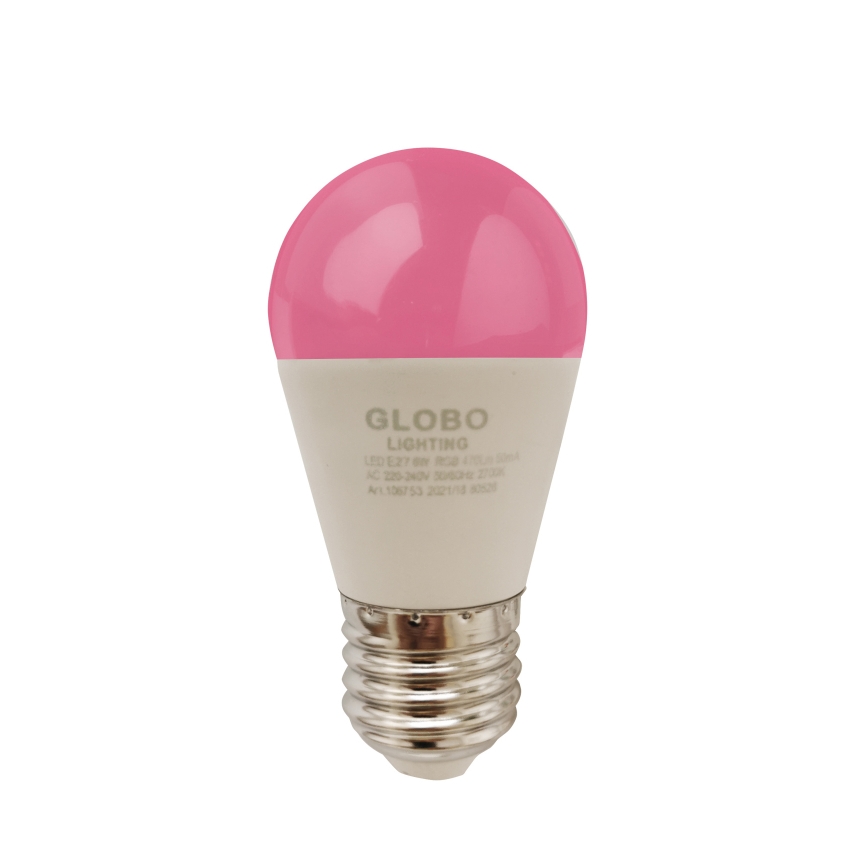 LED RGBW Prigušiva sijalica E27/6W/230V 3000K + Daljinski upravljač - Globo