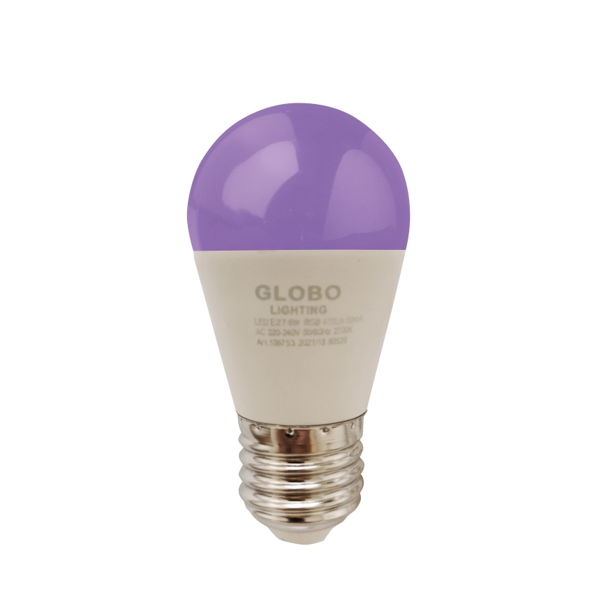 LED RGBW Prigušiva sijalica E27/6W/230V 3000K + Daljinski upravljač - Globo