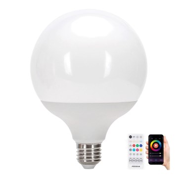 LED RGBW Prigušiva sijalica MESH G120 E27/18W/230V 6500K + Daljinski upravljač - Aigostar