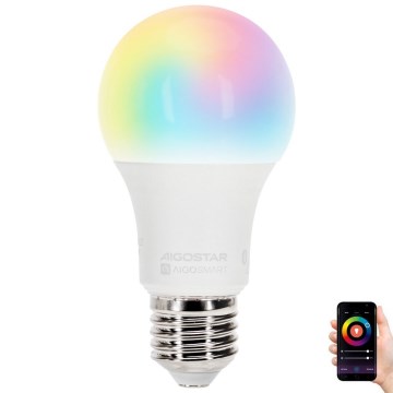 LED RGBW Prigušiva sijalica MESH Smart A60 E27/15W/230V 2700-6500K - Aigostar