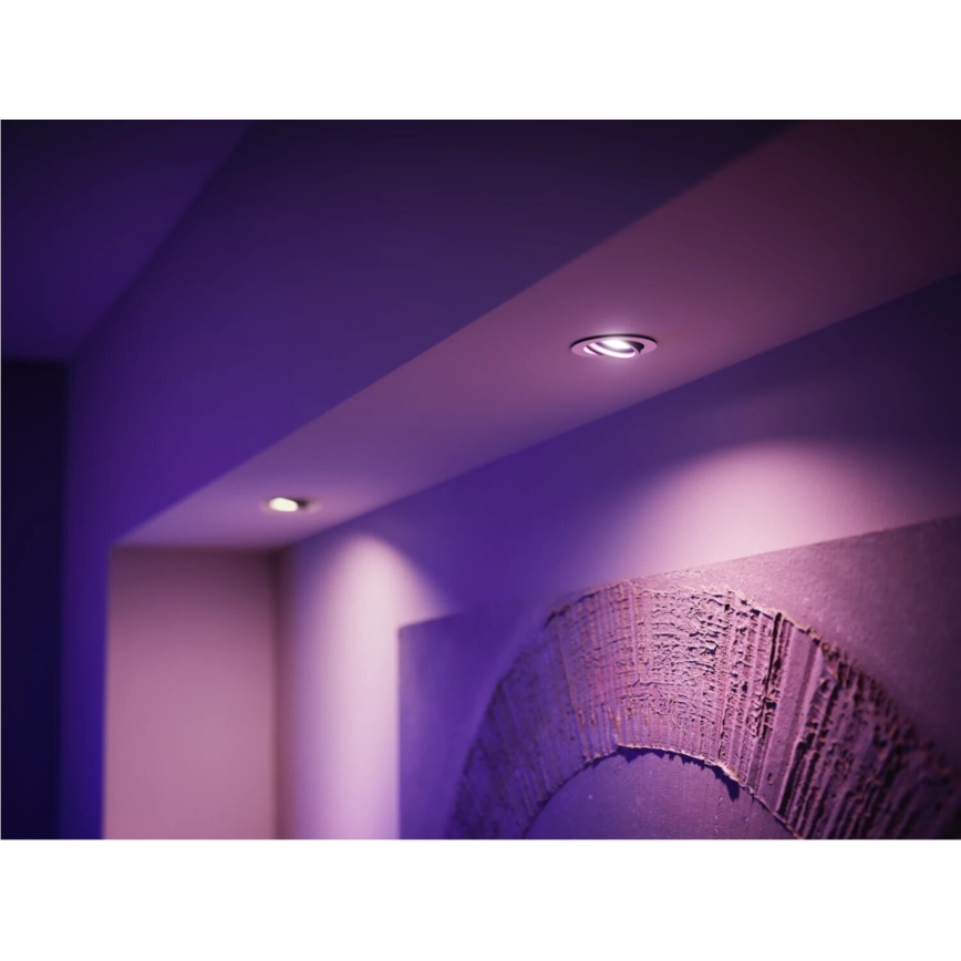 LED RGBW Prigušiva sijalica Philips Hue White And Color Ambiance GU10/4,2W/230V 2000-6500K
