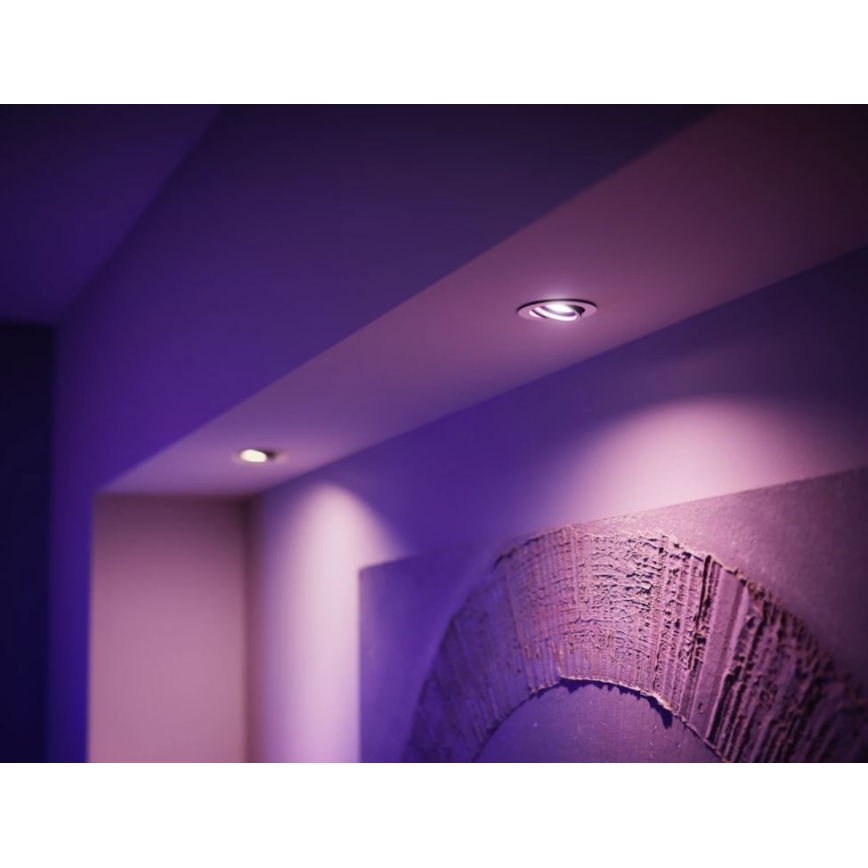 LED RGBW Prigušiva sijalica Philips Hue White And Color Ambiance GU5,3/MR16/6,3W/12V 2000-6500K