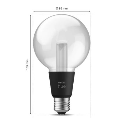 LED RGBW Prigušiva sijalica Philips Hue White And Color Ambiance E27/6,8W/230V 2000-6500K