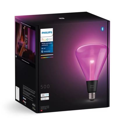 LED RGBW Prigušiva sijalica Philips Hue White And Color Ambiance E27/6,8W/230V 2000-6500K