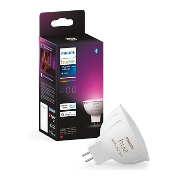 LED RGBW Prigušiva sijalica Philips Hue White And Color Ambiance GU5,3/MR16/6,3W/12V 2000-6500K