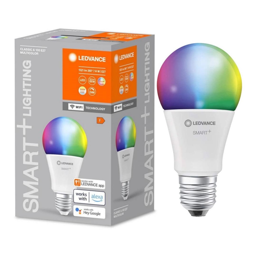 LED RGBW Prigušiva sijalica SMART+ E27/14W/230V 2700-6500K Wi-Fi - Ledvance