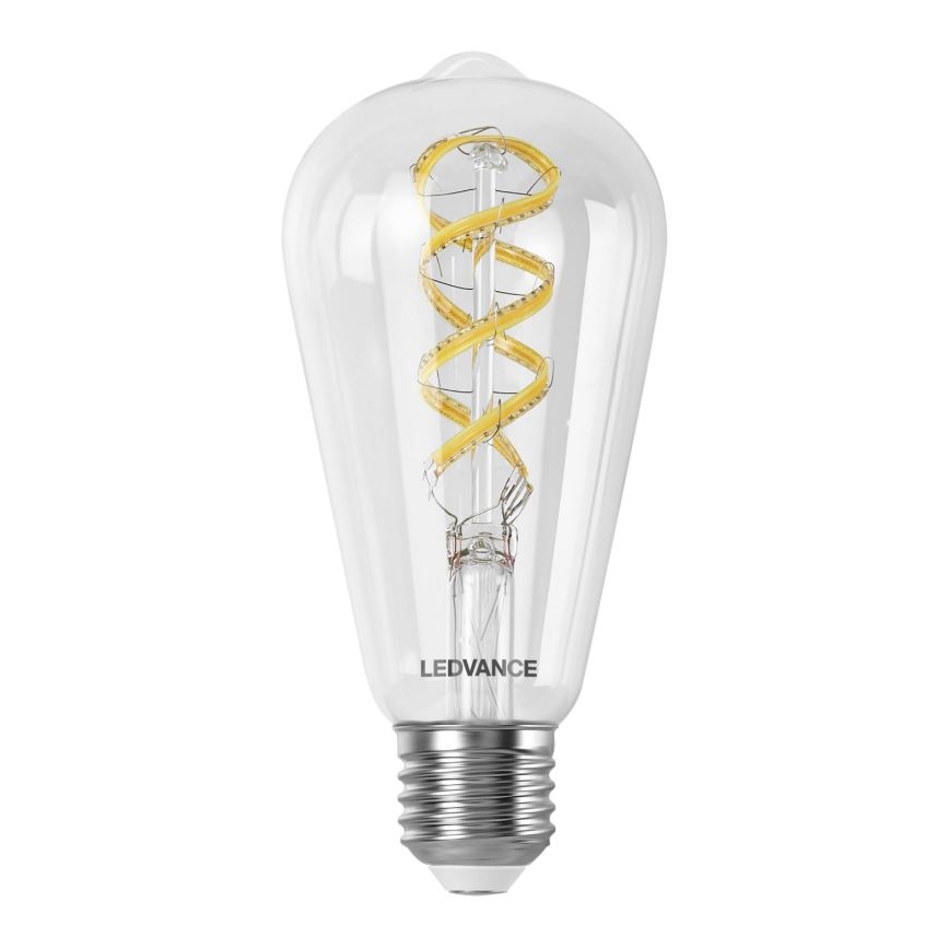 LED RGBW Prigušiva sijalica SMART+ FILAMENT EDISON ST64 E27/4,8W/230V 2700-6500K Wi-Fi - Ledvance