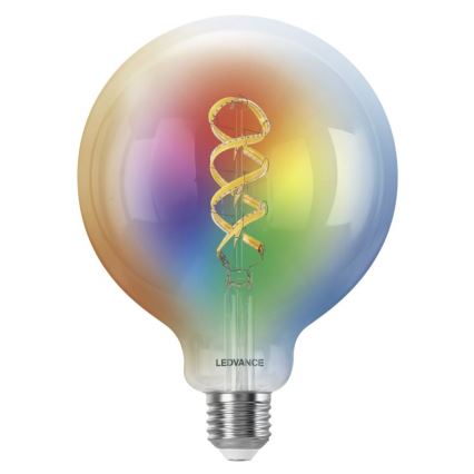 LED RGBW Prigušiva sijalica SMART+ FILAMENT E27/4,8W/230V 2700-6500K Wi-Fi - Ledvance