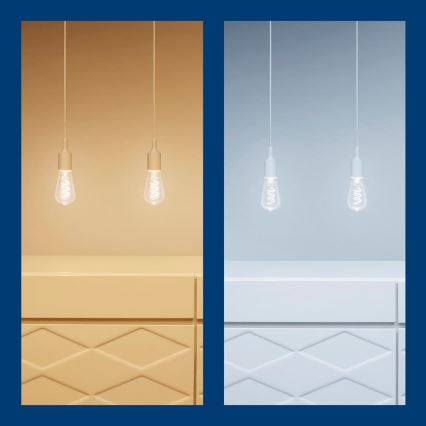 LED RGBW Prigušiva sijalica ST64 E27/6,3W/230V 2200-6500K Wi-Fi - WiZ