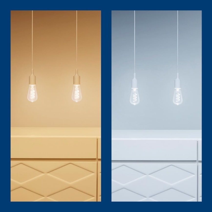LED RGBW Prigušiva sijalica ST64 E27/6,3W/230V 2200-6500K Wi-Fi - WiZ