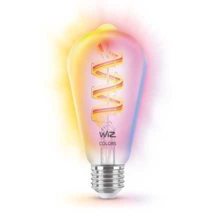 LED RGBW Prigušiva sijalica ST64 E27/6,3W/230V 2200-6500K Wi-Fi - WiZ