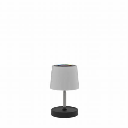 LED RGBW prigušiva dodirna spoljašnja punjiva stolna lampa LED/2W/5V IP44 1200 mAh siva