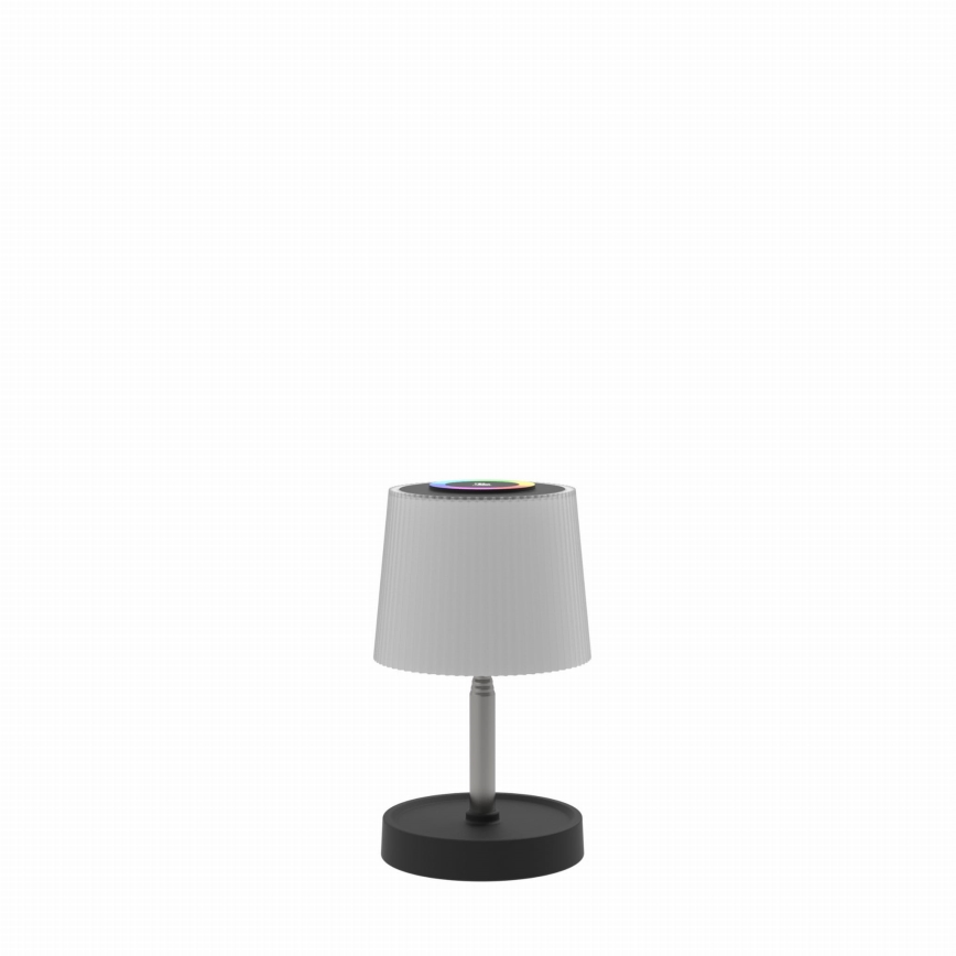 LED RGBW prigušiva dodirna spoljašnja punjiva stolna lampa LED/2W/5V IP44 1200 mAh siva