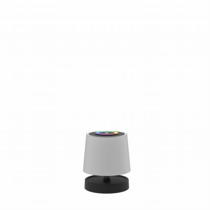 LED RGBW prigušiva dodirna spoljašnja punjiva stolna lampa LED/2W/5V IP44 1200 mAh siva