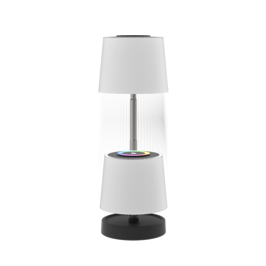 LED RGBW prigušiva dodirna spoljašnja punjiva stolna lampa LED/2W/5V IP44 1200 mAh siva