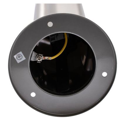 LED RGBW prigušiva vanjska lampa LIVIA 1xE27/6,5W/230V 2700-6500K Wi-Fi 45 cm IP44 srebrna