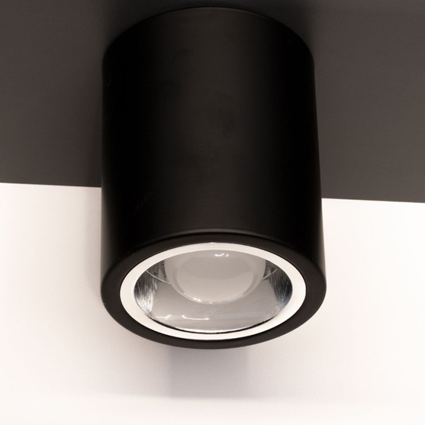 LED RGBW prigušiva spot svetiljka JUPITER 1xE27/6,5W/230V 2700-6500K Wi-Fi prečnika 13 cm crna