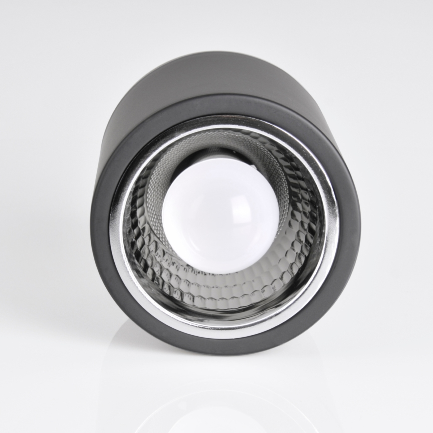 LED RGBW prigušiva spot svetiljka JUPITER 1xE27/6,5W/230V 2700-6500K Wi-Fi prečnika 13 cm crna