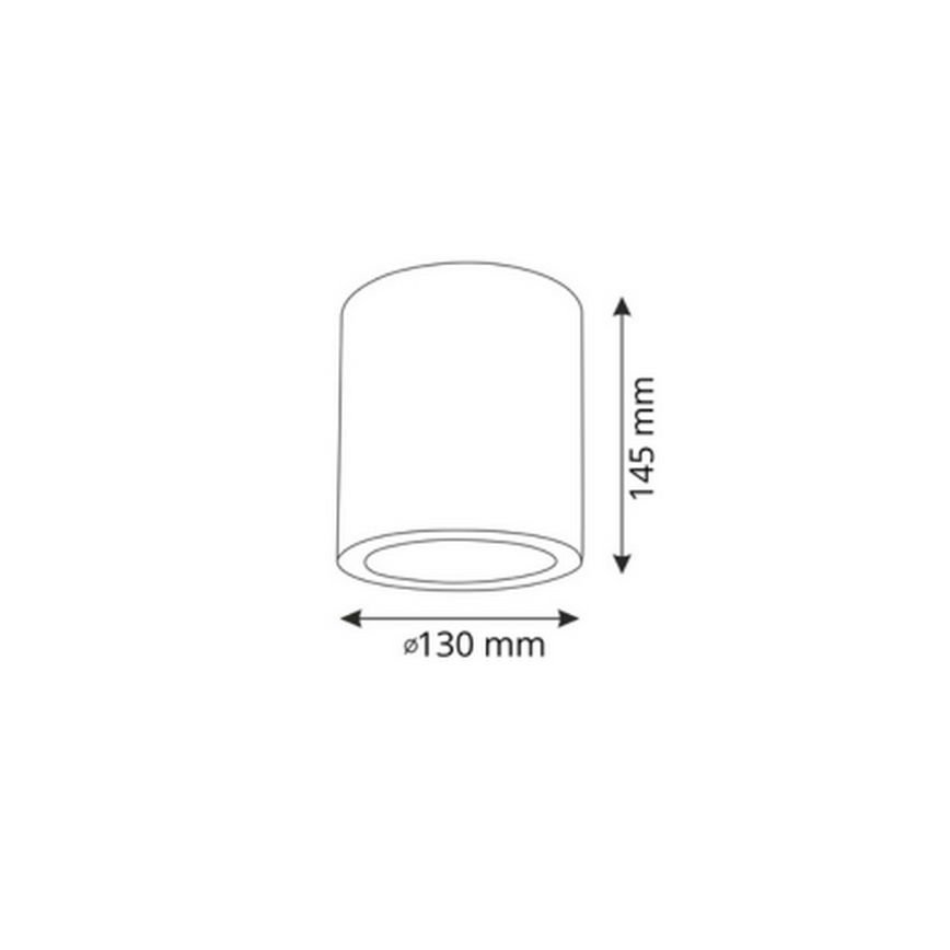 LED RGBW prigušiva spot svetiljka JUPITER 1xE27/6,5W/230V 2700-6500K Wi-Fi prečnika 13 cm crna