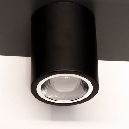 LED RGBW prigušiva spot svetiljka JUPITER 1xE27/6,5W/230V 2700-6500K Wi-Fi prečnik 9,8 cm crna