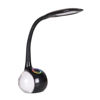 LED RGBW Prigušiva stona lampa na dodir COSMOS LED/6,5W/230V crno