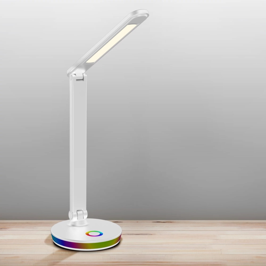 LED RGBW Prigušiva stona lampa na dodir NEPTUN LED/7W/230V bela