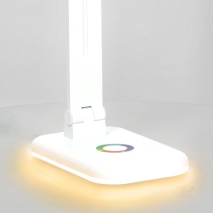 LED RGBW Prigušiva stona lampa NOBLITE LED/7W/5V 3000/4000/6500K bela