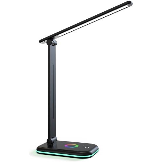 LED RGBW Prigušiva stona lampa NOBLITE LED/7W/5V 3000/4000/6500K crno