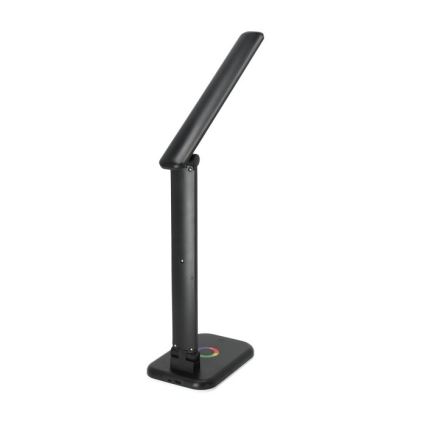 LED RGBW Prigušiva stona lampa NOBLITE LED/7W/5V 3000/4000/6500K crno