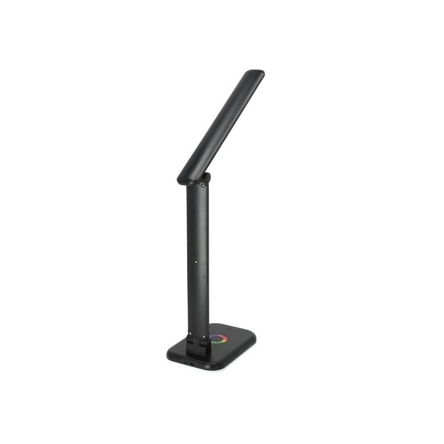 LED RGBW Prigušiva stona lampa NOBLITE LED/7W/5V 3000/4000/6500K crno