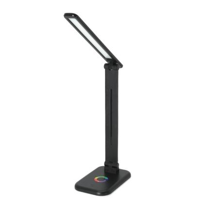 LED RGBW Prigušiva stona lampa NOBLITE LED/7W/5V 3000/4000/6500K crno