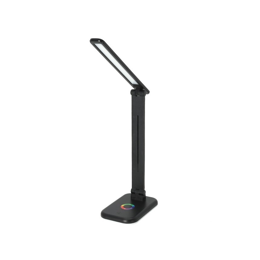 LED RGBW Prigušiva stona lampa NOBLITE LED/7W/5V 3000/4000/6500K crno