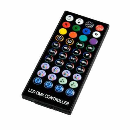 LED RGBW Prigušiva stona lampa NUTKA LED/15W/5V crno + Daljinski upravljač