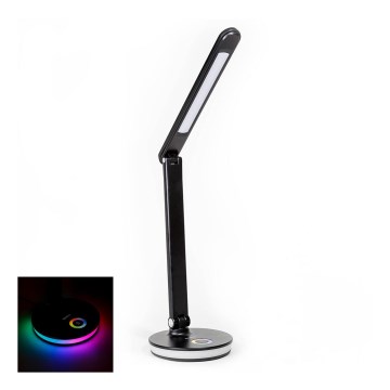 LED RGBW Prigušiva stona lampa sa funkcijom powerbank-a LED/12W/5V 2800-6000K crno
