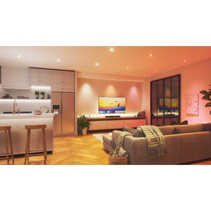 Nanoleaf - LED RGBW Prigušiva ugradbena lampa ESSENTIALS LED/6W/230V 2700-6500K CRI 90 Wi-Fi