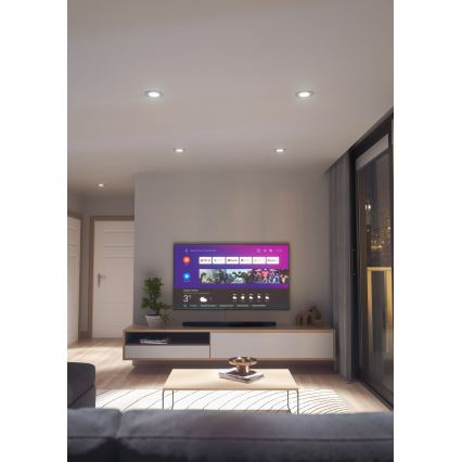 Nanoleaf - LED RGBW Prigušiva ugradbena lampa ESSENTIALS LED/6W/230V 2700-6500K CRI 90 Wi-Fi