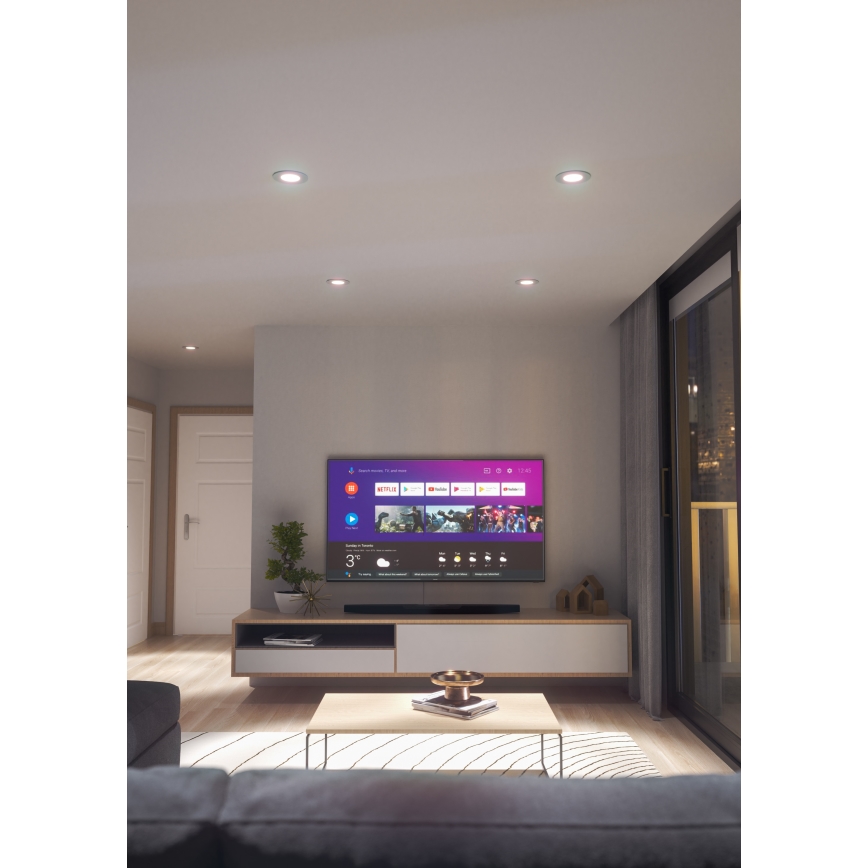 Nanoleaf - LED RGBW Prigušiva ugradbena lampa ESSENTIALS LED/6W/230V 2700-6500K CRI 90 Wi-Fi