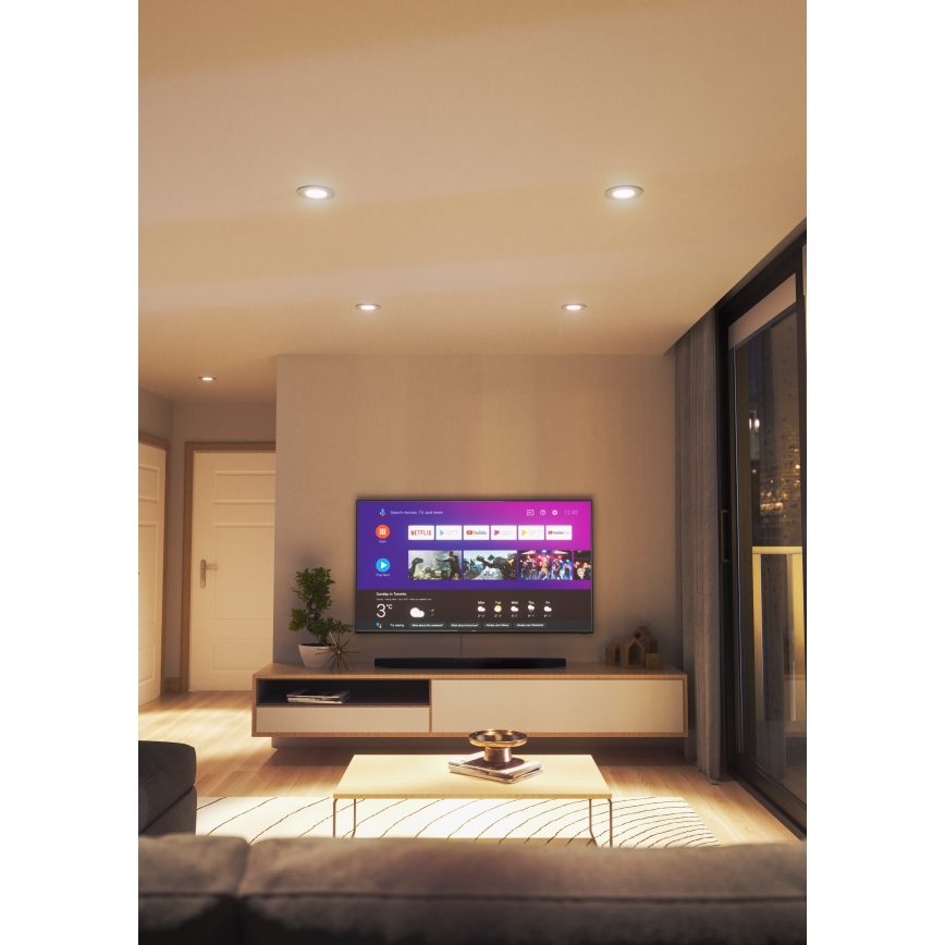 Nanoleaf - LED RGBW Prigušiva ugradbena lampa ESSENTIALS LED/6W/230V 2700-6500K CRI 90 Wi-Fi